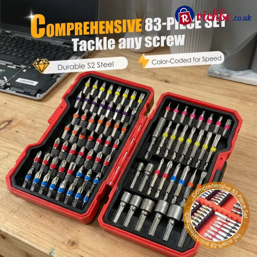 ❄️summerfresh 50% Off!🔧83-piece S2 Driver Bit Set – One Organised Kit For Everyday Diy - 83-Piece Set