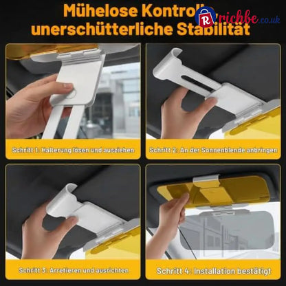 Sun Visor Extension Car Windscreen Sun Protection Anti-Glare Blend - Visor Accessories