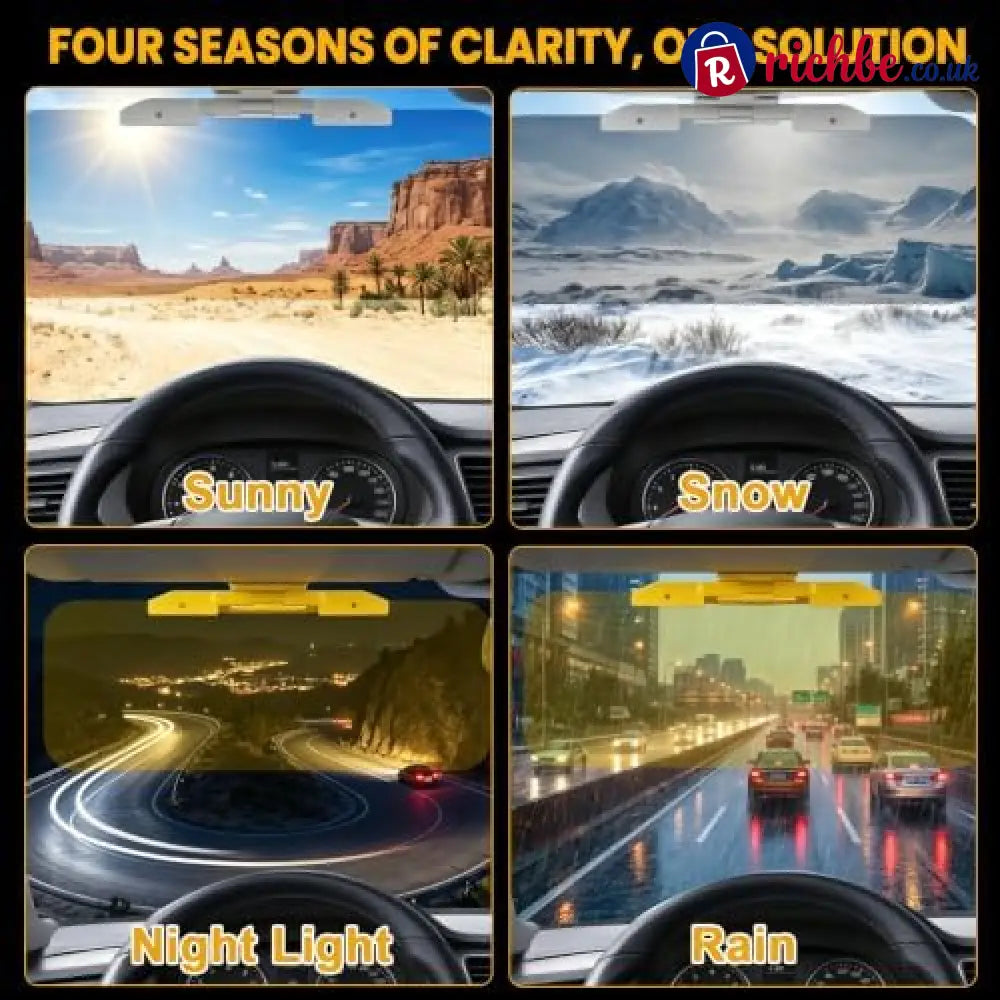 Sun Visor Extension Car Windscreen Sun Protection Anti-Glare Blend - Visor Accessories