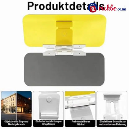 Sun Visor Extension Car Windscreen Sun Protection Anti-Glare Blend - Visor Accessories