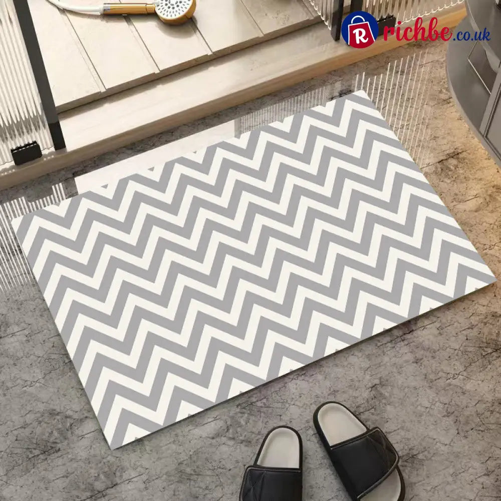 🔥 Super Absorbent Door Mat for Indoor - Wavy Pattern-1 / 30*40cm - Housewares & Kitchen