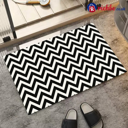 🔥 Super Absorbent Door Mat for Indoor - Wavy Pattern-2 / 30*40cm - Housewares & Kitchen