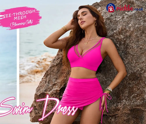 👙Swim Skirt High Waisted Bikini Sets Tummy Control Swimsuits - ?SWIMWEAR