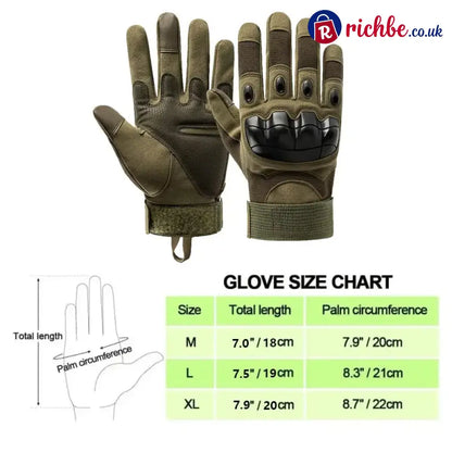 Tactical Full Finger Gloves