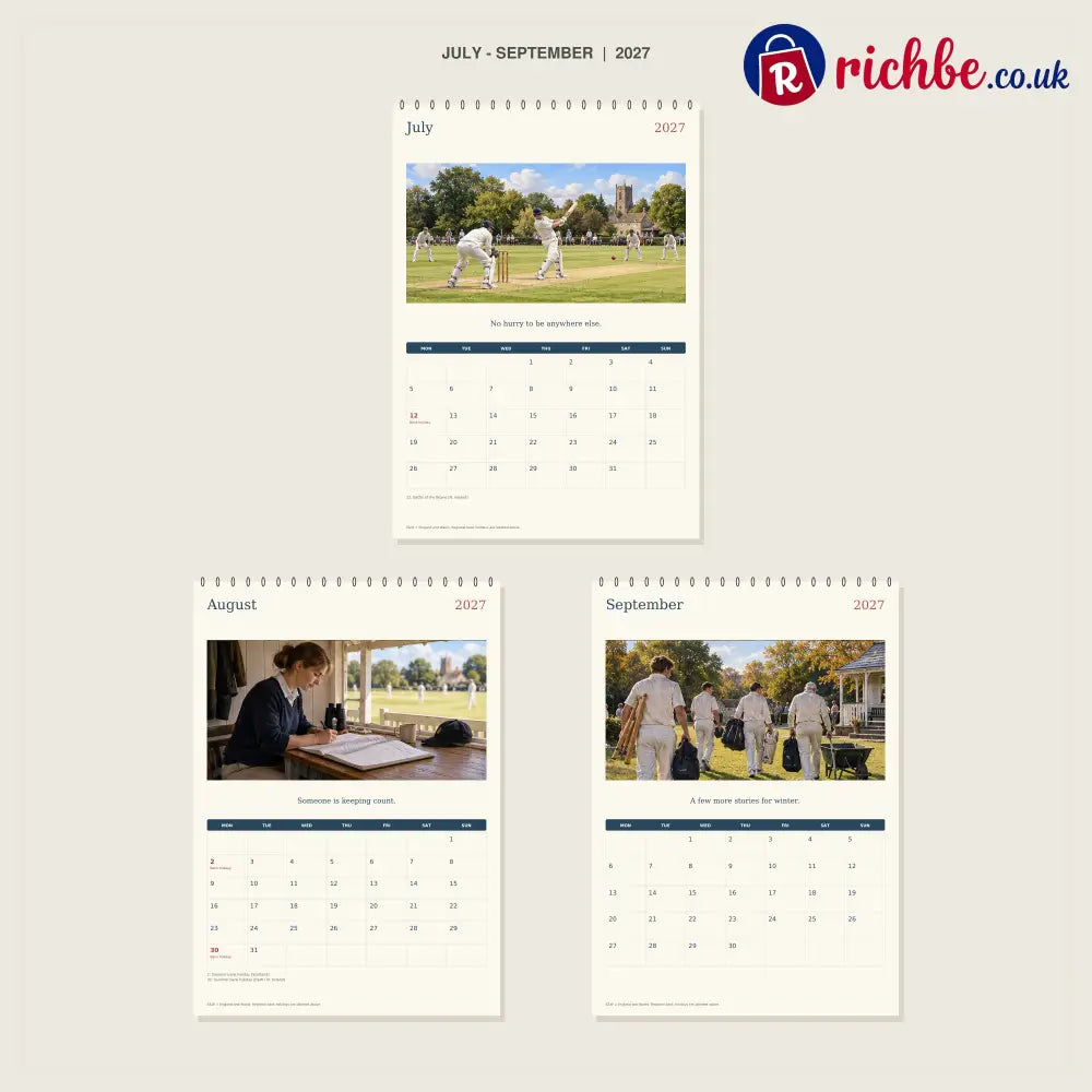 🔥Tea at the Boundary - 2027 A4 Wall Calendar