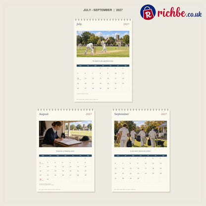 🔥Tea at the Boundary - 2027 A4 Wall Calendar