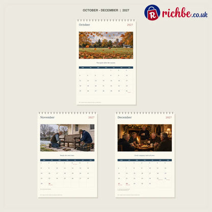🔥Tea at the Boundary - 2027 A4 Wall Calendar