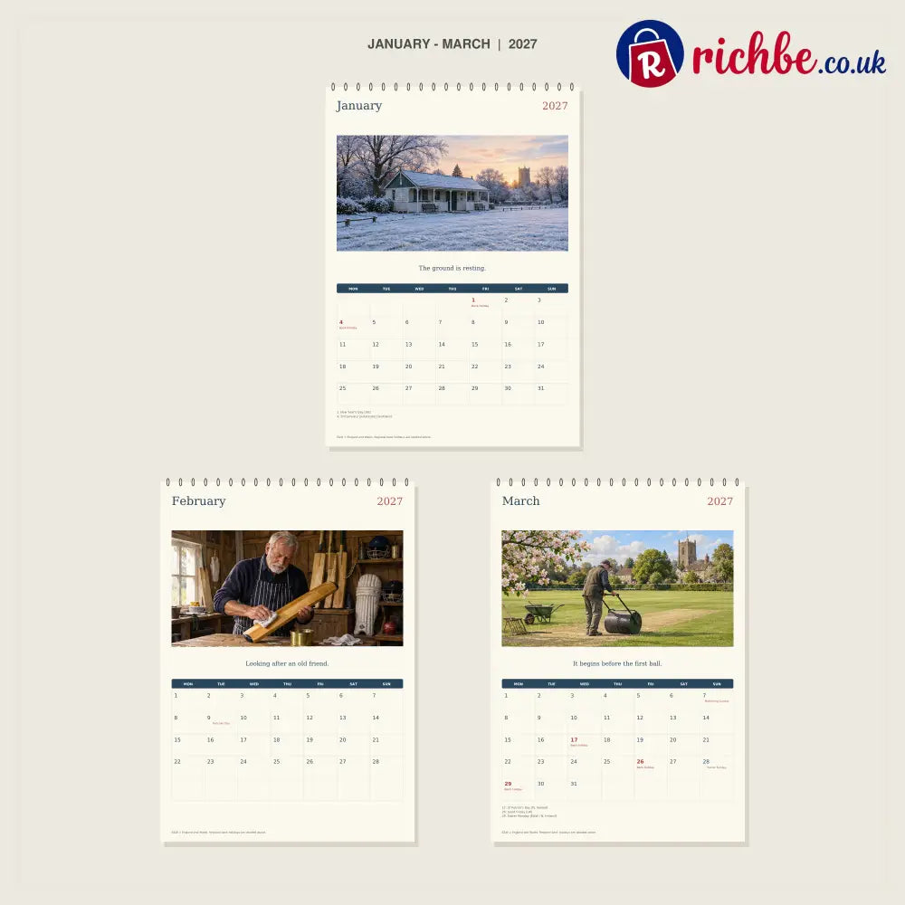 🔥Tea at the Boundary - 2027 A4 Wall Calendar