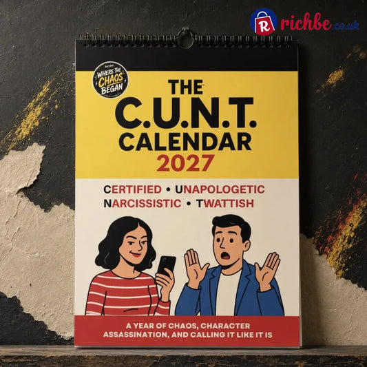 📅 The C.U.N.T. 2027 Wall Calendar- 12 Months of Pure Unfiltered Chaos - Calendar