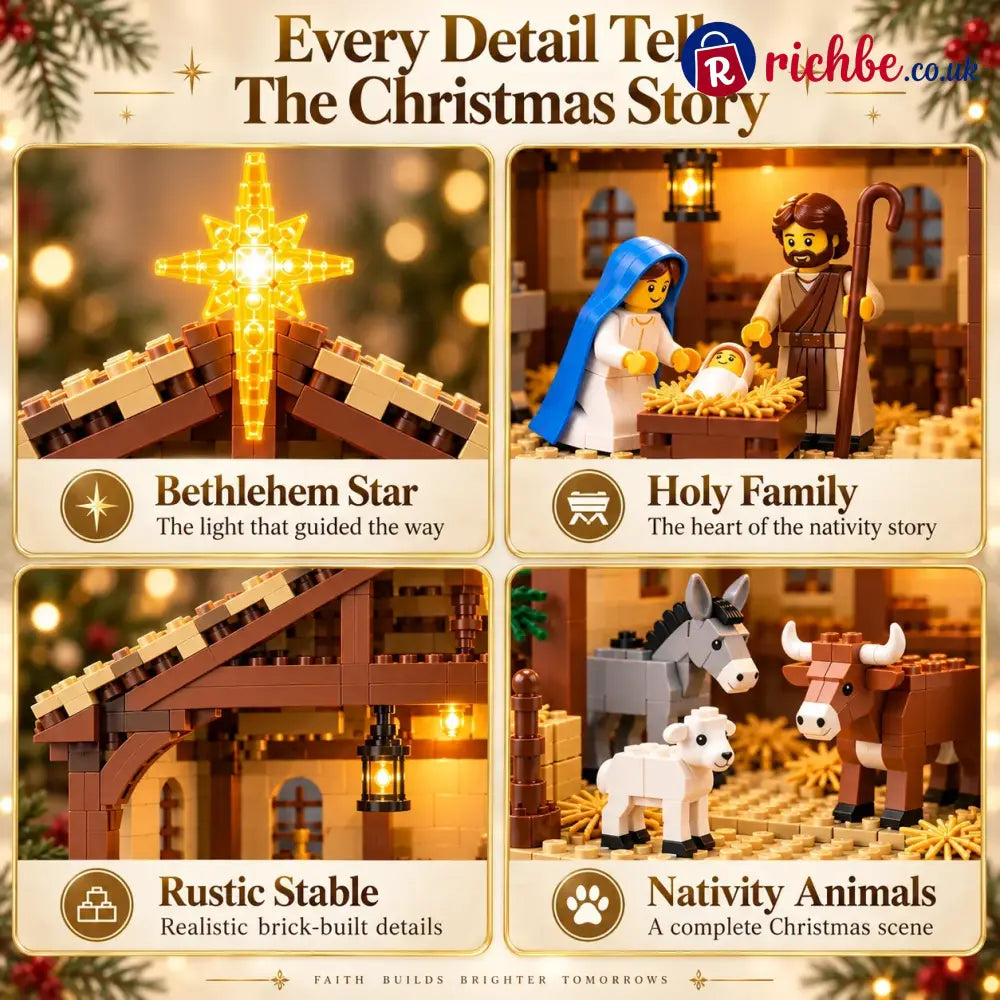 🌟The Nativity Story Building Block Set