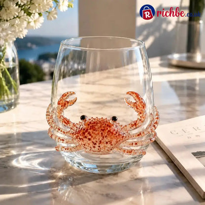 ✨🎁The Perfect Beach House Gift🌊3D Ocean Animal Artisan Glassware Collection - Crab - Hot sale