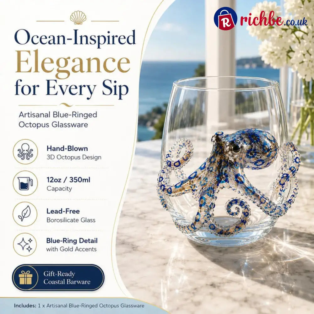 ✨🎁The Perfect Beach House Gift🌊3D Ocean Animal Artisan Glassware Collection - Hot sale