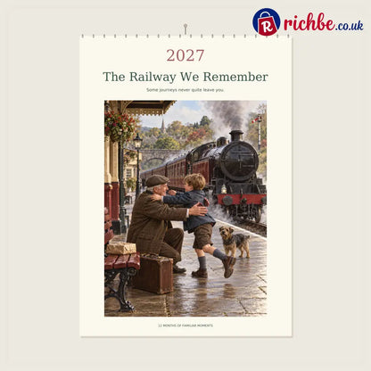 🔥The Railway We Remember - 2027 A4 Wall Calendar