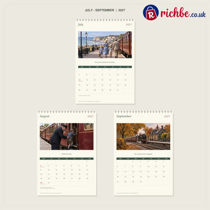 🔥The Railway We Remember - 2027 A4 Wall Calendar
