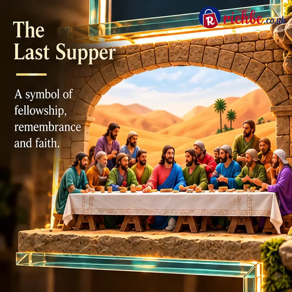✝️🙏✝️ The Story of Jesus LED Cross Lamp ✨ 6 Biblical Scenes & Meaningful Christian Gift