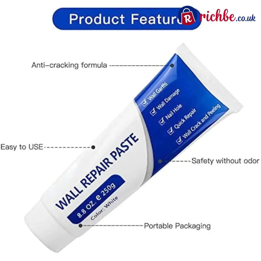 🔥THE ULTIMATE White Drywall Repair Paint Kit – No Sanding No Primer No Mess. Fix Nail Holes Cracks & Dents in Minutes