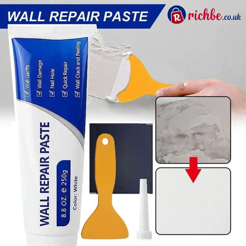 🔥THE ULTIMATE White Drywall Repair Paint Kit – No Sanding No Primer No Mess. Fix Nail Holes Cracks & Dents in Minutes