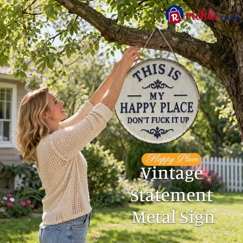 “This Is My Happy Place” Door Sign - Large (16*)