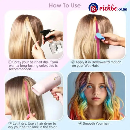 ⏳Time-limited Special⌛Disposable Hair Color Powders with 8 Colors