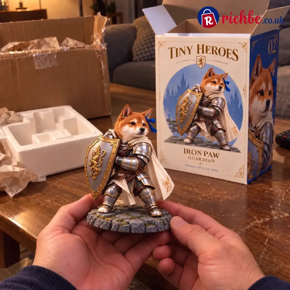 Tiny Heroes – Collection of fantasy animal figures 🐾⚔️ - Knights of the Golden Claw - Hot sale🔥