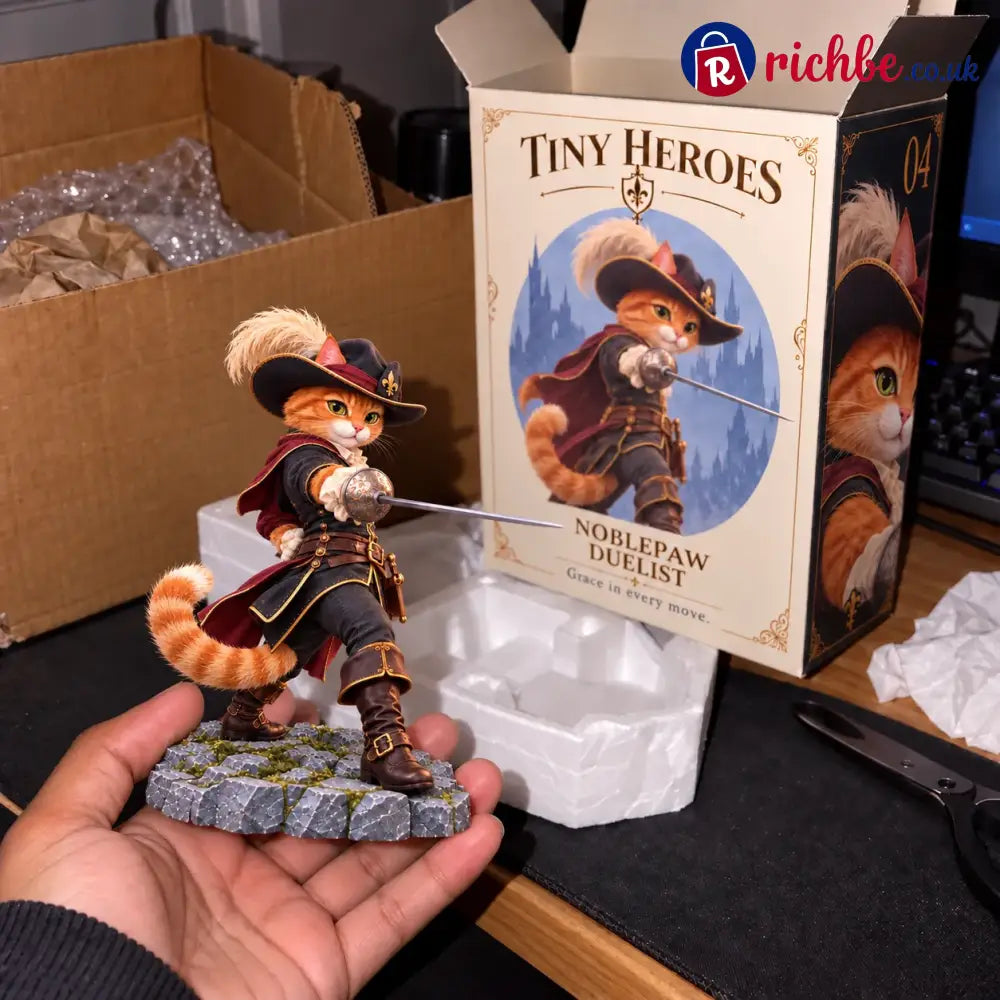 Tiny Heroes – Collection of fantasy animal figures 🐾⚔️ - Noble-Claw Duelist - Hot sale🔥