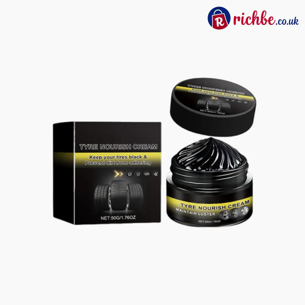 ✨ Tire wax – restores black gloss blocks UV repels dirt. Easy & quick! 🚗 - BUY 1（50g） - Car Accessories