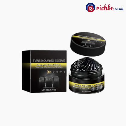 ✨ Tire wax – restores black gloss blocks UV repels dirt. Easy & quick! 🚗 - BUY 1（50g） - Car Accessories