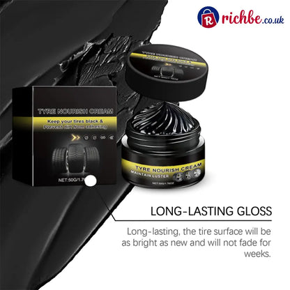 ✨ Tire wax – restores black gloss blocks UV repels dirt. Easy & quick! 🚗 - Car Accessories