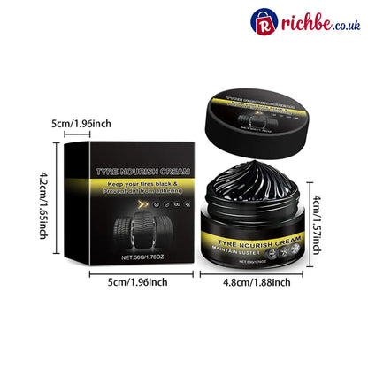 ✨ Tire wax – restores black gloss blocks UV repels dirt. Easy & quick! 🚗 - Car Accessories