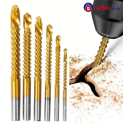 Titanium-Coated Drill Bit Set