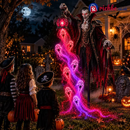 🎁 Today Only: 48% Off 🎁🧛 Vampire Lord Crimson Soul Solar Garden Light - Plague Doctor