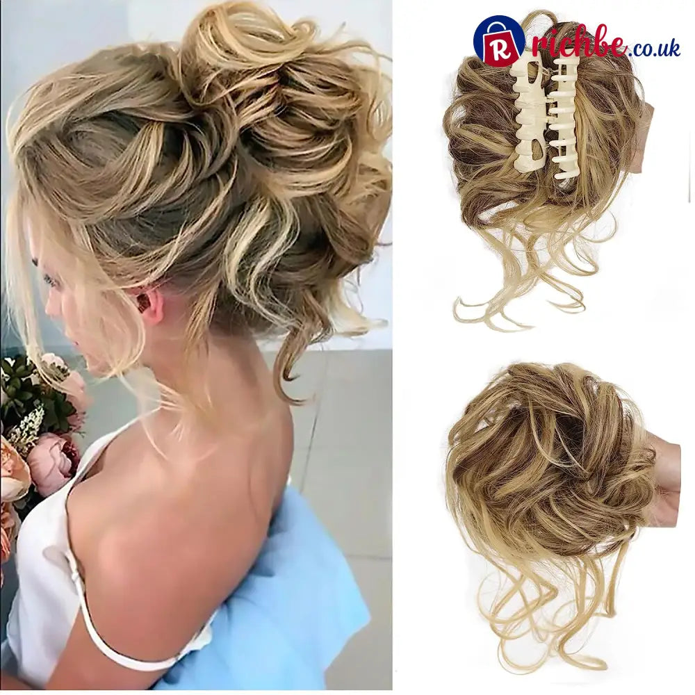 Top Knot Bun Hairpiece – Blends with your hair heat style friendly - 1 / ✨BUY 1 - Health & Beauty