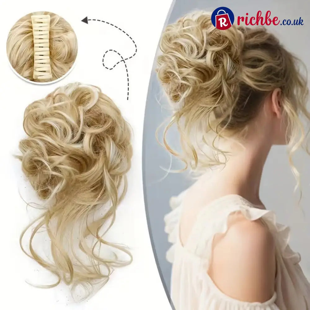 Top Knot Bun Hairpiece – Blends with your hair heat style friendly - 2 / ✨BUY 1 - Health & Beauty