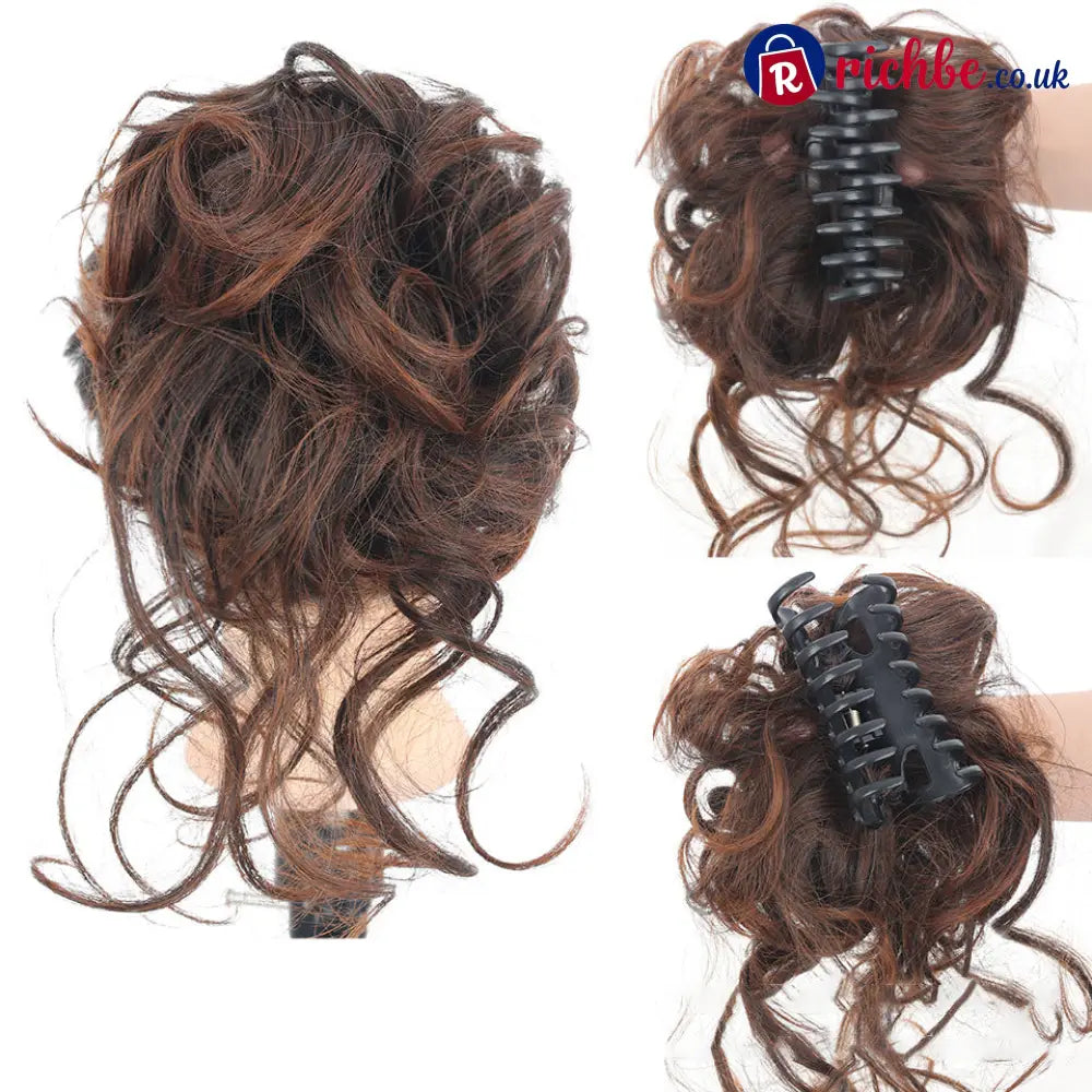 Top Knot Bun Hairpiece – Blends with your hair heat style friendly - 4 / ✨BUY 1 - Health & Beauty