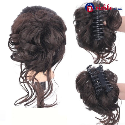 Top Knot Bun Hairpiece – Blends with your hair heat style friendly - Health & Beauty