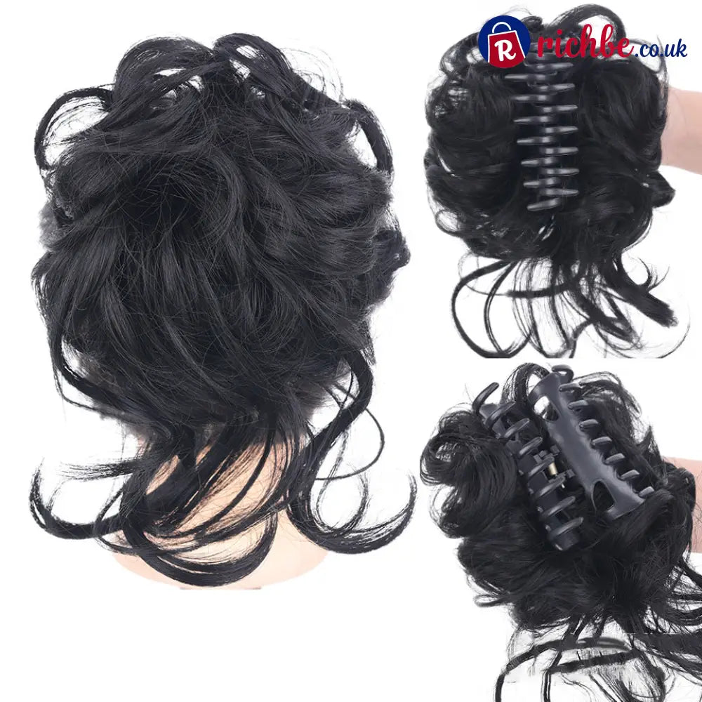Top Knot Bun Hairpiece – Blends with your hair heat style friendly - Health & Beauty