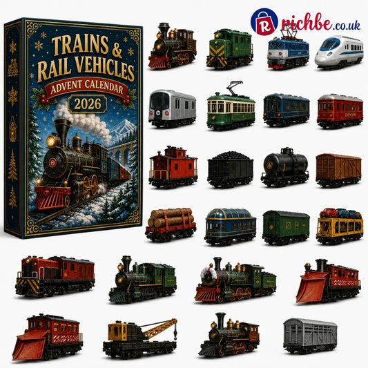 Trains & Rail Vehicles Advent Calendar 2026 – 24 Railway Surprises