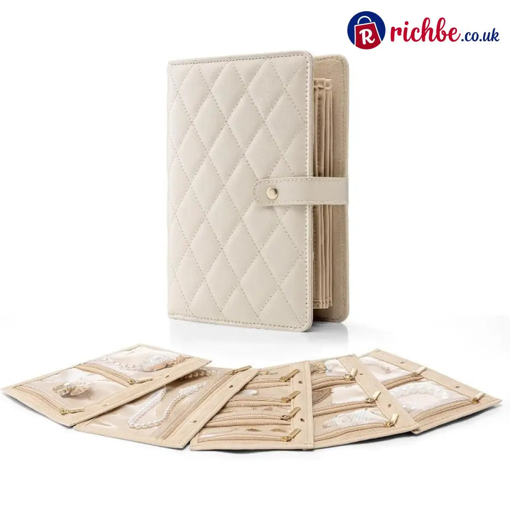 Travel Jewelry Notebook - 🔥Beige