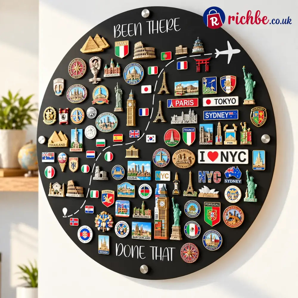 Travel Magnet Board - Circle / 8 in
