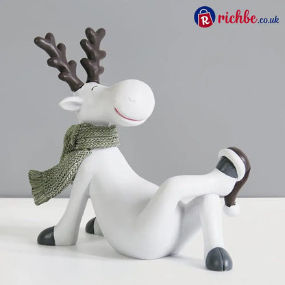 Trendy and Creative Reindeer Crafts for New Home Living Room Tv Cabinet Flower Stand Display Cabinet Decorations Small