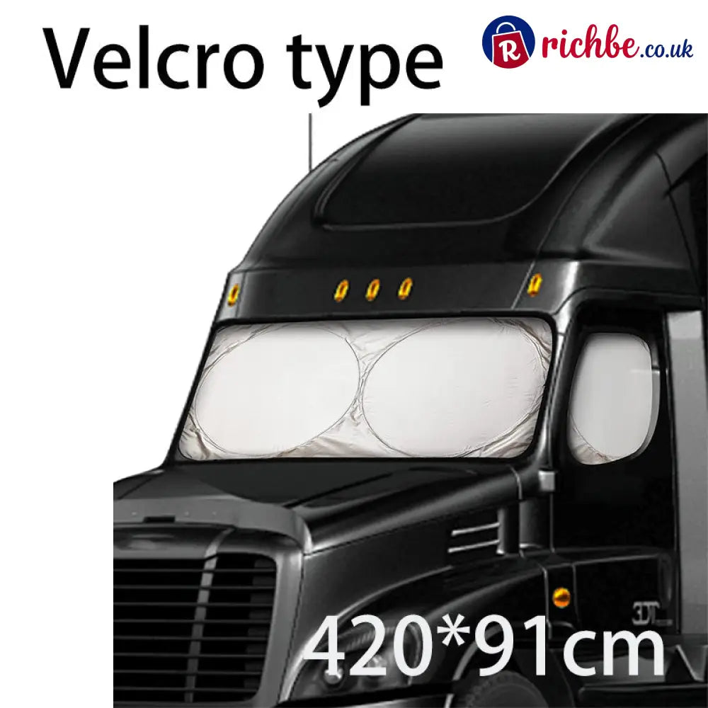 Truck Windshield Sunshade with UV Protection – Heavy-duty & heat-reflective🛡️ - Hot sale
