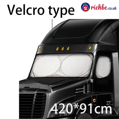 Truck Windshield Sunshade with UV Protection – Heavy-duty & heat-reflective🛡️ - Hot sale