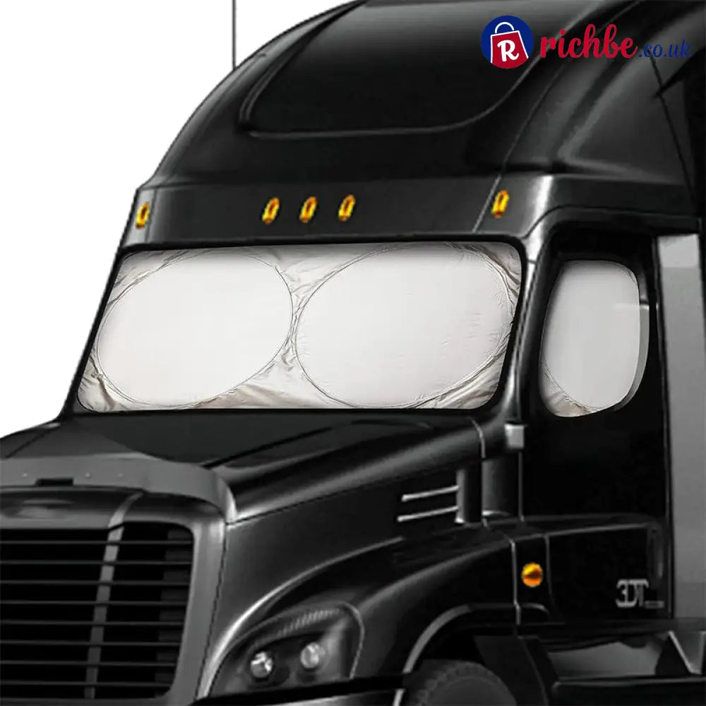 Truck Windshield Sunshade with UV Protection – Heavy-duty & heat-reflective🛡️ - Suction Cup Style / Buy 1-Have a Try!🤘