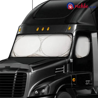 Truck Windshield Sunshade with UV Protection – Heavy-duty & heat-reflective🛡️ - Suction Cup Style / Buy 1-Have a Try!🤘