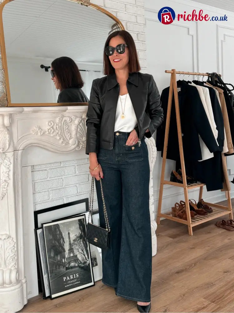 🧣👖Tummy Control Sailor Wide Leg Trouser