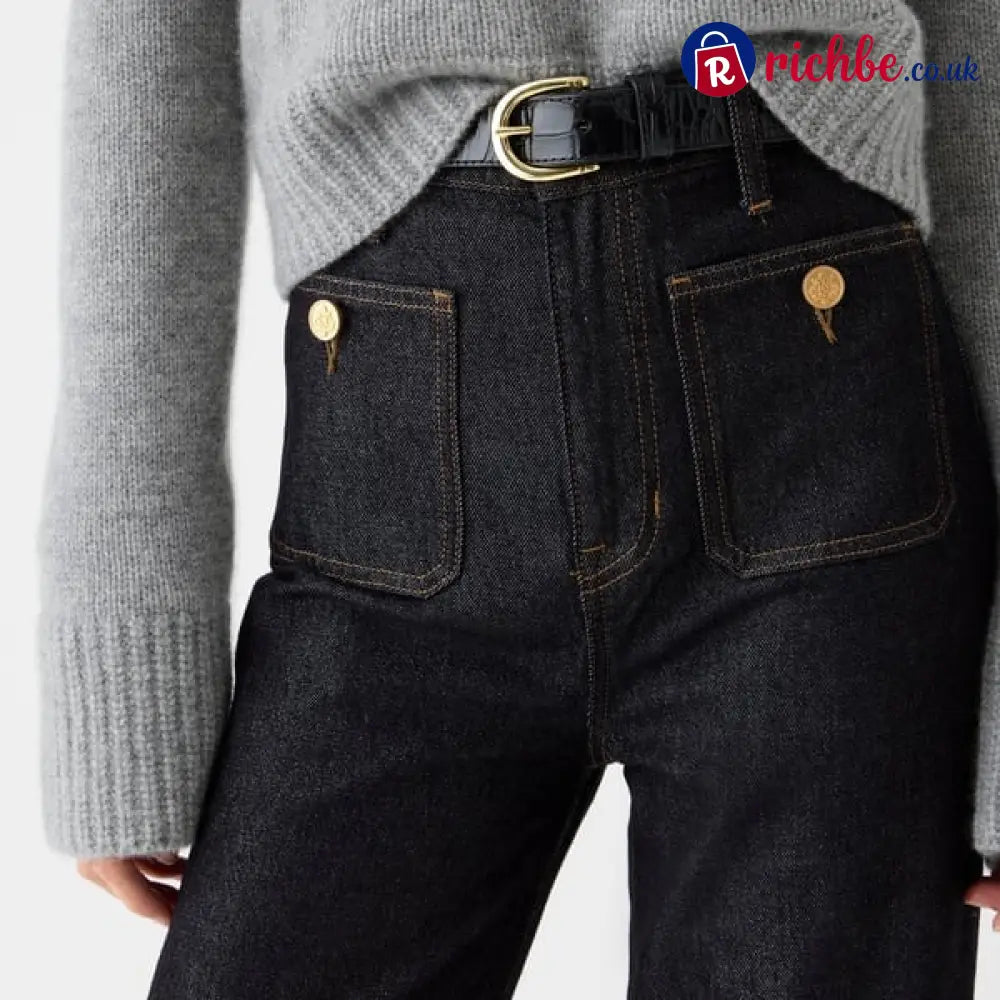 🧣👖Tummy Control Sailor Wide Leg Trouser