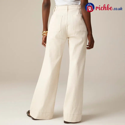 🧣👖Tummy Control Sailor Wide Leg Trouser