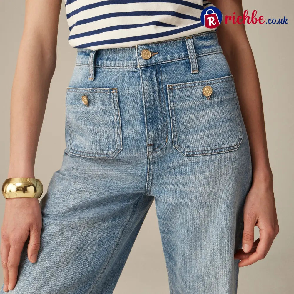 🧣👖Tummy Control Sailor Wide Leg Trouser