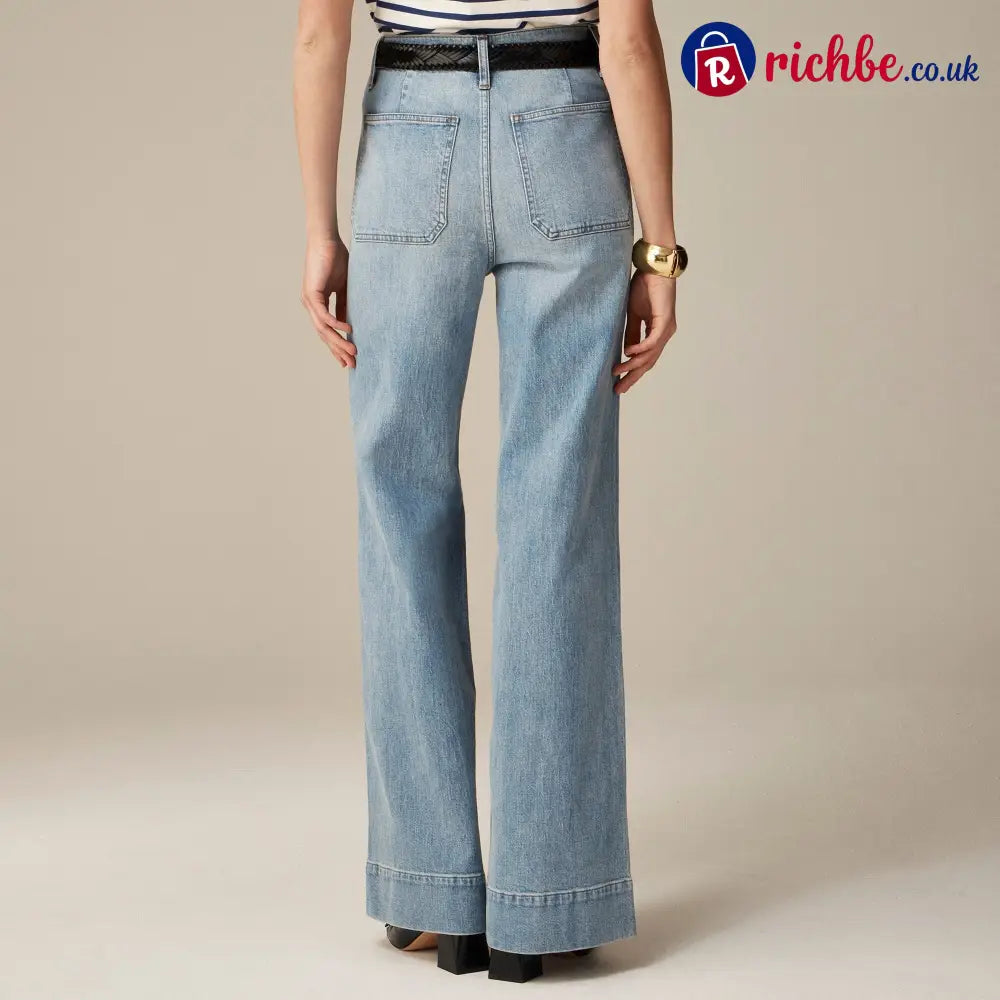 🧣👖Tummy Control Sailor Wide Leg Trouser