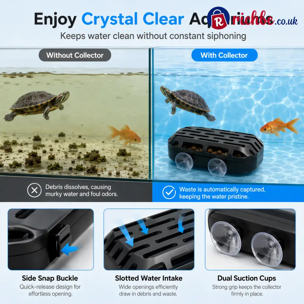 Turtle Tank Poop Collector & Aquarium Waste Cleaner - Houseware & Kitchen